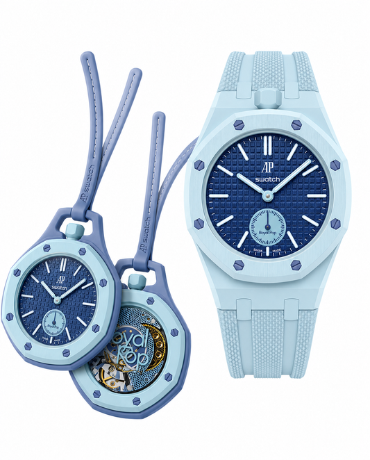 Royal Pop + Bracelet Royal Pop Silicone Bleu Ice